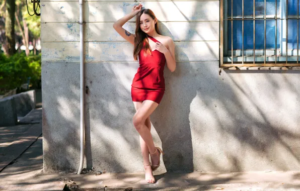 Look, pose, dress, legs, Asian