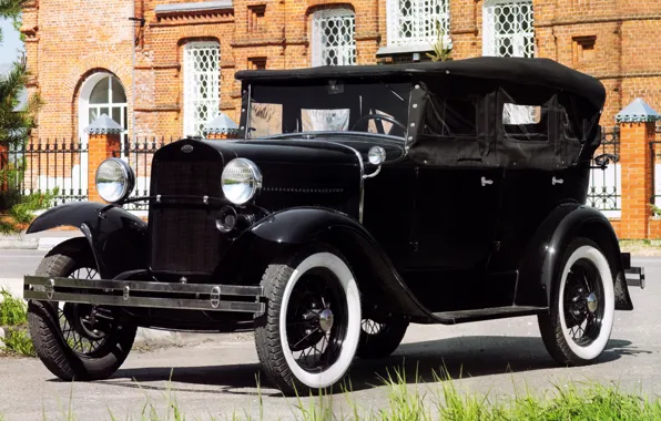 Retro, car, Soviet, GAS AND, Phaeton, GAZ A