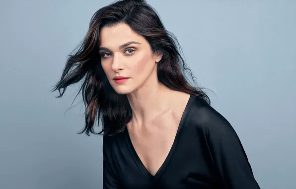 Picture background, portrait, makeup, actress, brunette, hairstyle, photographer, Rachel Weisz