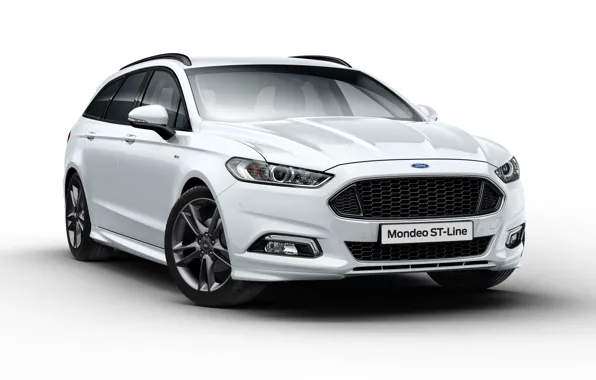 Ford, white background, Ford, Mondeo, Mondeo