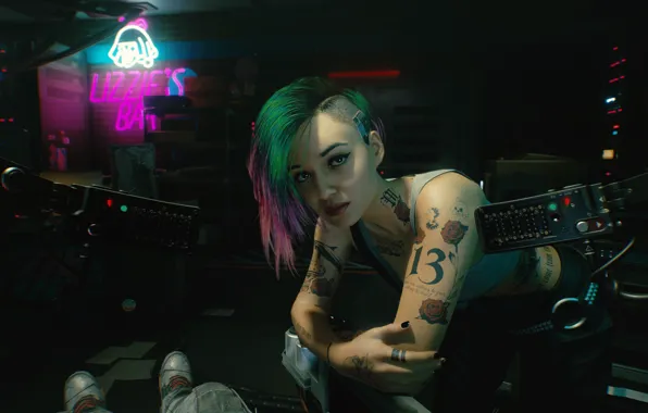 Cyberpunk girl Wallpaper 4K, 2020 Games, Cyberpunk 2077, Neon