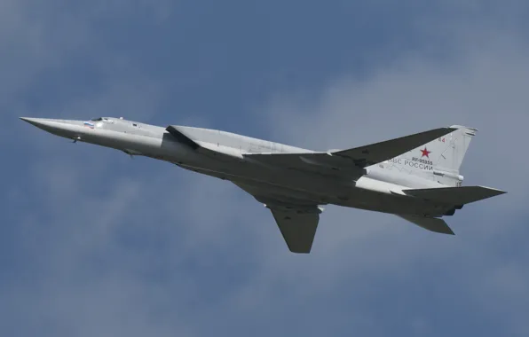 The sky, flight, bomber, far, supersonic, Tu-22M, Missile