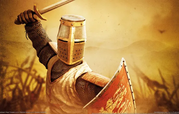 Wallpaper, Kings, Crusade, Lionheart
