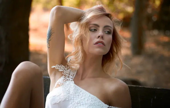 Picture girl, face, model, Martin Fuhrmann