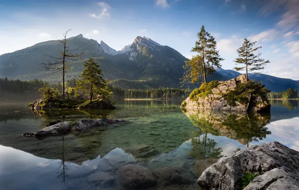 The sky, Lake, Landscape