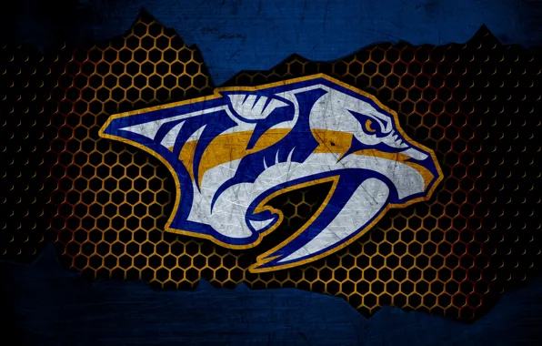 Wallpaper, sport, logo, NHL, hockey, Nashville Predators