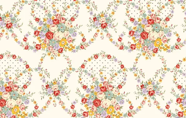 Picture flowers, background, pattern
