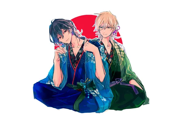 White background, guys, Kim, Ensemble Stars!, Ensemble stars
