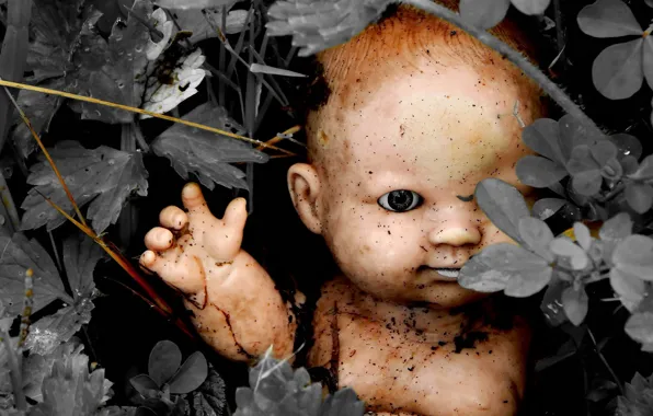 Background, color, doll, naturalism