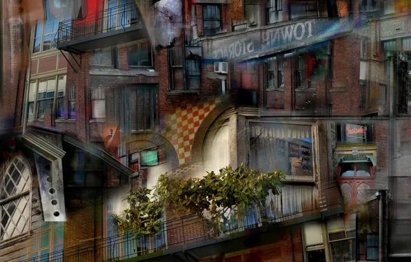 Picture architectural detail, city project, urban abstract