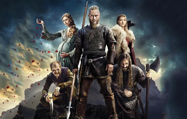 Picture the series, heroes, warriors, Vikings, The Vikings