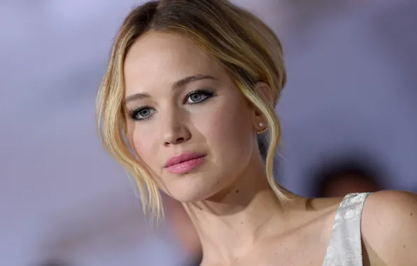 Picture look, pose, makeup, actress, look, pose, actress, Jennifer Lawrence