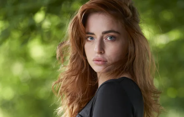 Picture girl, face, model, Martin Fuhrmann