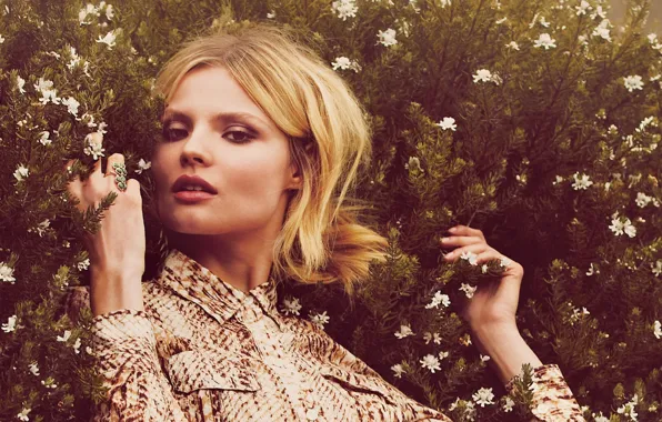 Girl, face, star, beauty, model, Magdalena Frackowiak, polish
