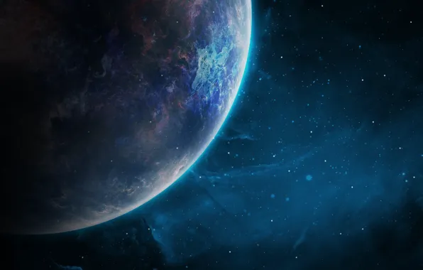 Space, stars, space, the universe, planet, glow