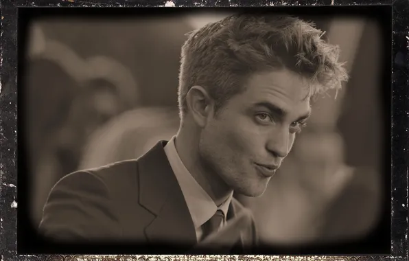 Picture lips, actor, Male, Robert Pattinson