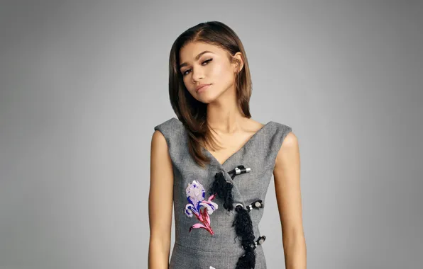 Look, girl, photo, makeup, dress, singer, Zendaya