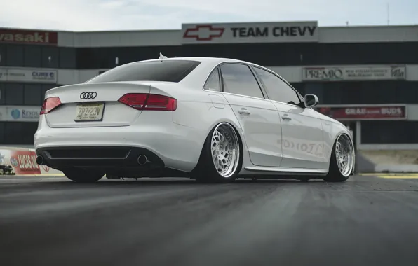 Audi, tuning, drives, track, Audi A4