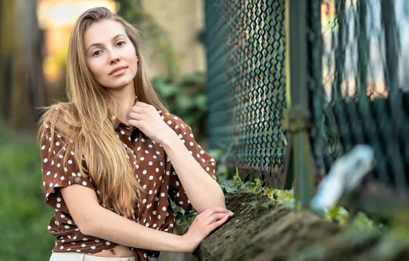Look, girl, model, hair, Liliya