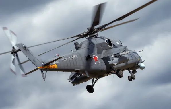 Picture weapons, helicopter, Mi-35