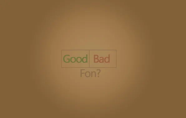 Picture goodfon, Good, fon, bad