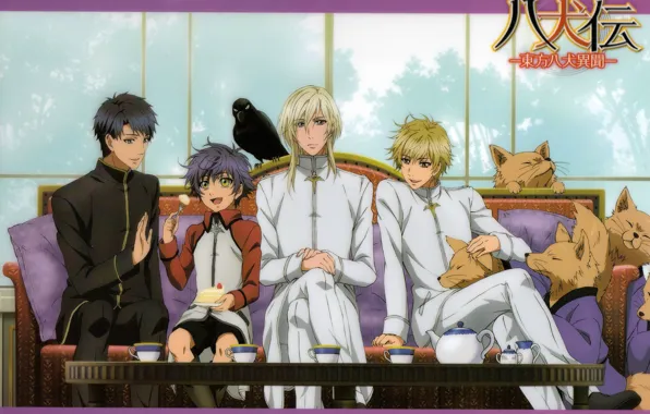 Sofa, Raven, art, set, murasame, the legend of the 8 dogs of the East, hakkenden, …