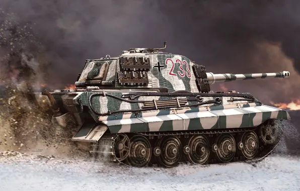 Germany, the Wehrmacht, Tiger II, Royal tiger, King Tiger, German heavy tank, King tiger, panzerwaffe