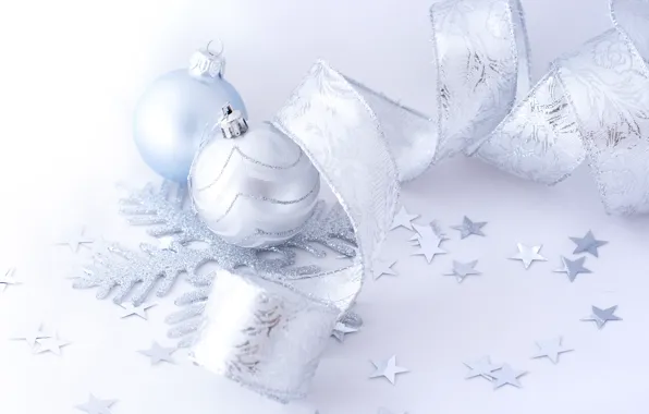 Winter, balls, decoration, toys, New Year, blue, Christmas, tape