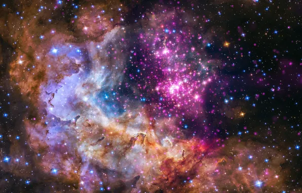 Space, stars, galaxy