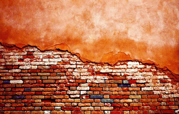 Picture background, wall, brick