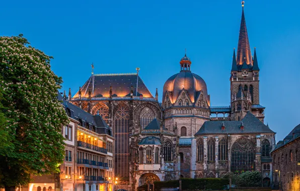 Germany, Cathedral, architecture, Germany, Aachen, Aachen, Aachen Cathedral, Aachen Cathedral