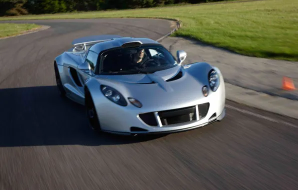 Picture machine, supercar, in motion, the front, Hennessey, Venom GT