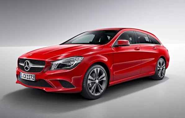 Red, background, Mercedes-Benz, Mercedes, universal, CLA-Class, X117