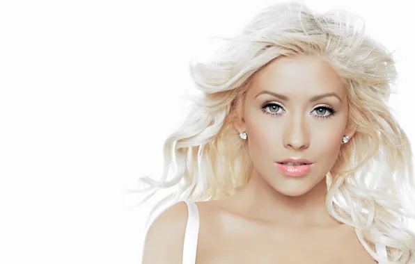 Picture actress, blonde, singer, Christina Aguilera