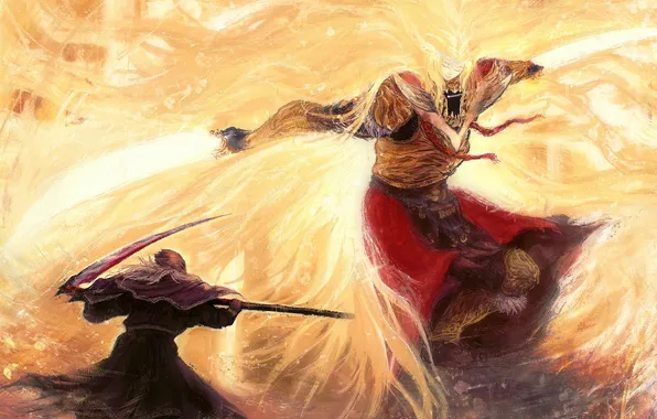 Weapons, battle, men, Elden Ring, Miquella the Unalloyed, Promised Consort Radahn