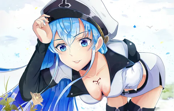 Girl, anime, jaegers, Akame ga kill, akame GA kill, Esdeath