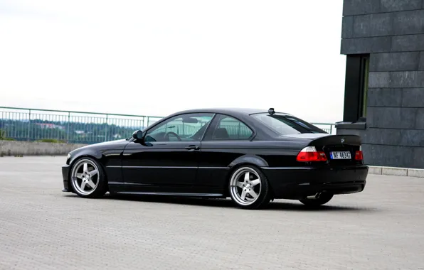 Tuning, BMW, BMW, tuning, E46, stance