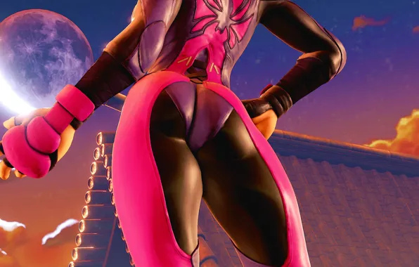 Ass, rendering, feet, body, ass, Street Fighter, Juri Han, juri