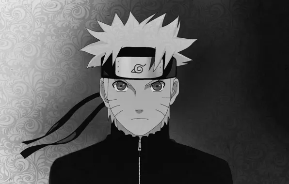 Picture face, art, naruto, the main character