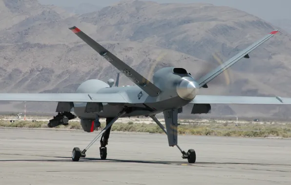 Mountains, rocket, the rise, UNITED STATES AIR FORCE, UAV, MQ-9 Reaper