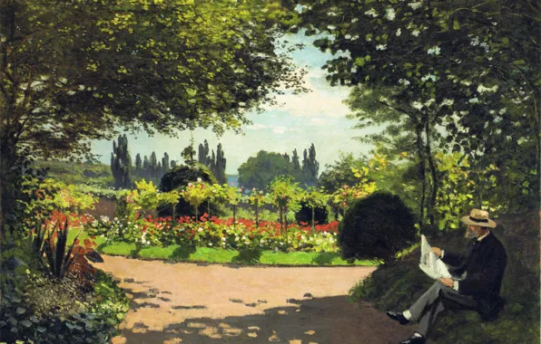 Picture Park, stay, picture, garden, Claude Monet