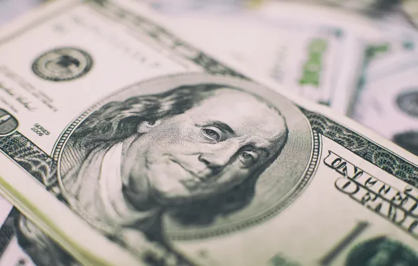 Picture money, dollars, Franklin