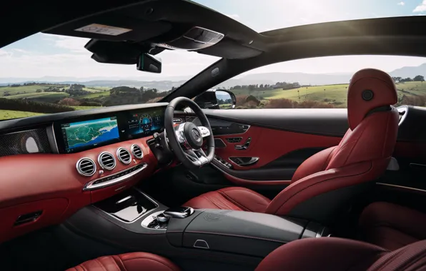Mercedes-Benz, salon, AMG, Coupe, 2018, 4MATIC, S63