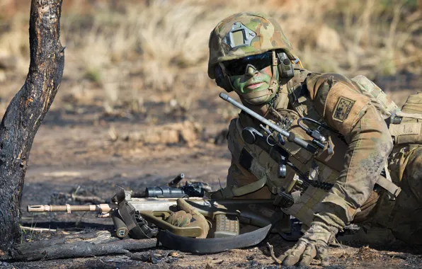 Weapons, army, soldiers, Australian Army