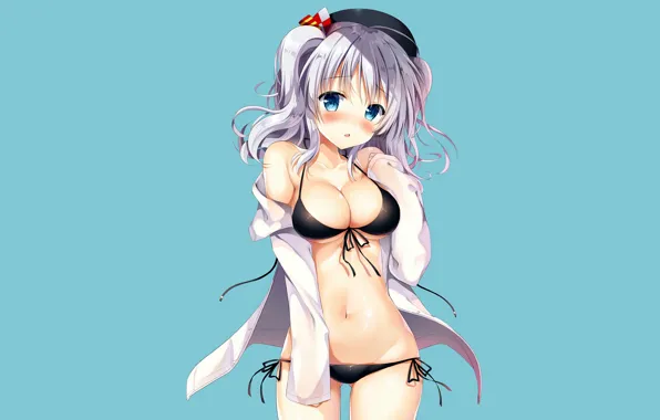 Kantai collection, Swimsuits, Kashima, KanColle, anime, sexy, attractive, boobs