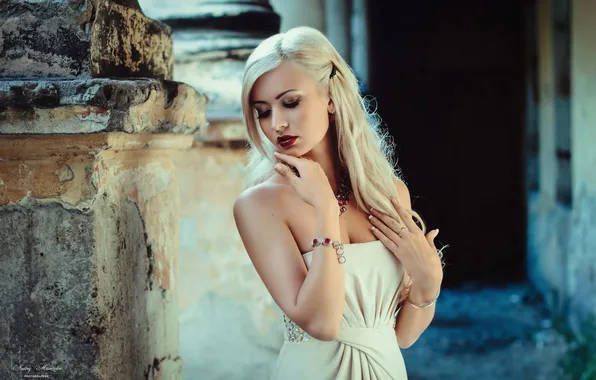 Girl, sweetheart, model, blonde, Wallpaper, Portrait, beautiful, Bracelets