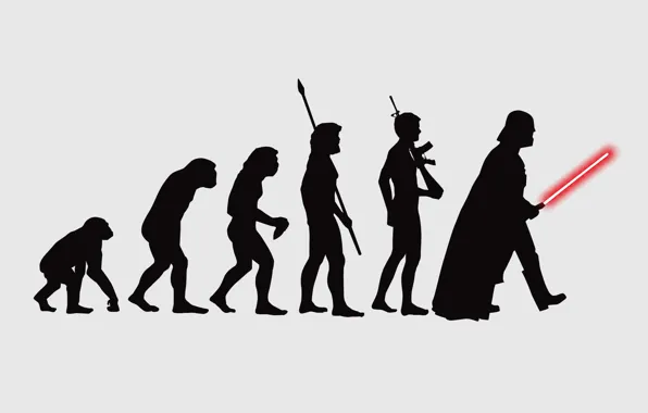 BACKGROUND, PEOPLE, SILHOUETTES, FIGURE, EVOLUTION