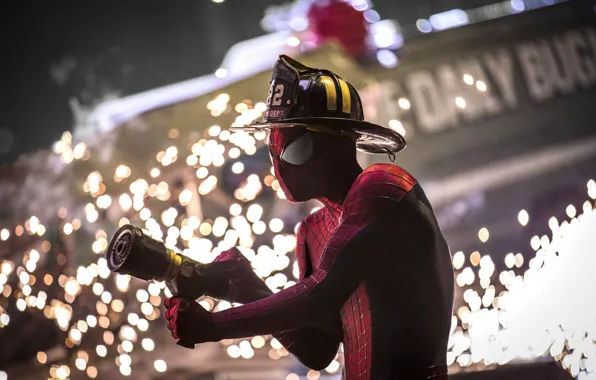 Background, helmet, Spider-Man, Andrew Garfield, Peter Parker, The Amazing Spider-Man 2, New The Amazing Spider-Man …