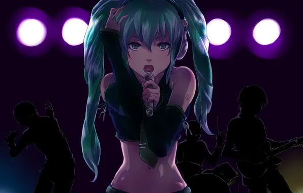 Anime, vocaloid, hatsune miku, Vocaloid