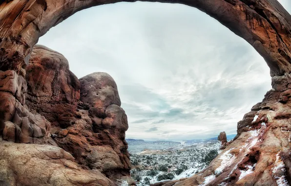 Sunrise, Window, Arch